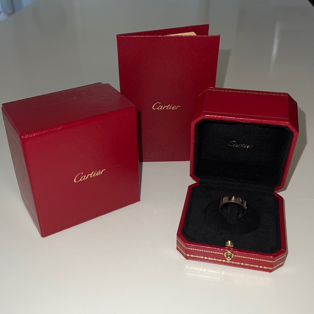 Cartier Love White Gold Ring | Size 53 💝